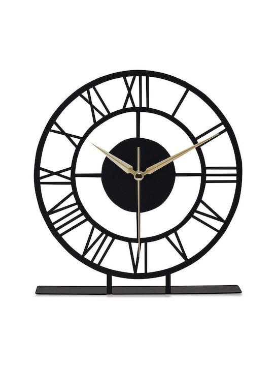 Aberto Design Tabletop Clock Black 901LMN1144