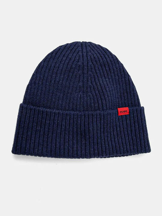 Beanie Unisex Beanie Knitted in Blue color