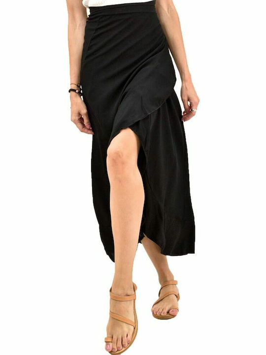 Potre Maxi Skirt Envelope Black