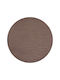 Beauty Home Art 9642 Αντιολισθητικό Χαλί Στρογγυλό Shaggy Μόκα Φ160cm