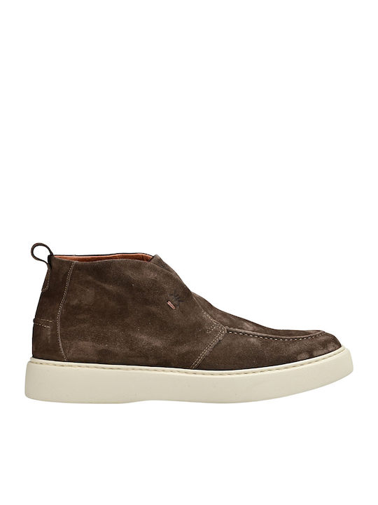 Suede Καφέ Ανδρικά Μποτάκια