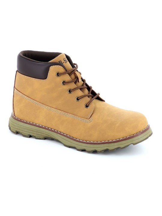 B-Soft Beige Men's Boots