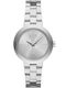 Armani Exchange Γυναικείο Ρολόι 36mm Μπαταρίας με Ασημί Μεταλλικό Μπρασελέ
