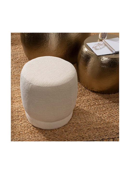 Stool For Living Room Upholstered with Fabric A...