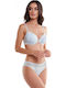 Miss Rosy Lace Underwear Set with Bra & Brazil Ciell