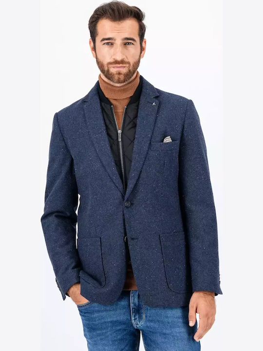 Men's Winter Suit Jacket Regular Fit Navy