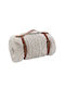 Amo La Casa Lagoon Blanket Sherpa Double 200x250cm Cream