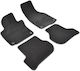 Umbrella Set Covorașe Față și Spate 4buc din Covor pentru Mini UNU Volkswagen Jetta Ford Margine 2003+ Negre