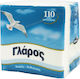 Glaros 110 Napkins White 30x30cm