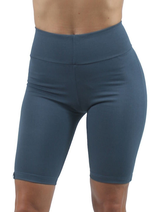Women's Training Legging Shorts High Waisted GREY DUST