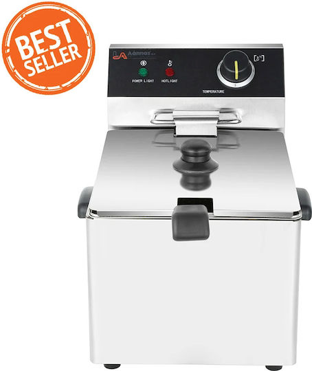 Lappas Ηλεκτρική Φριτέζα 3.25kW Χωρητικότητας 8lt 26.5x41x34.5cm