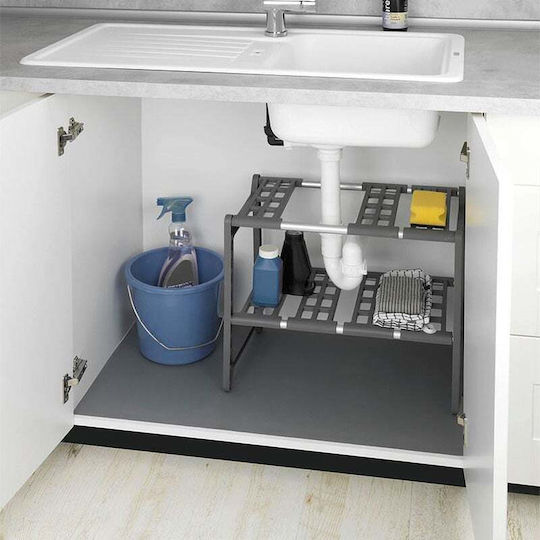 Anti-Slip Drawer and Cabinet Liner 120x60 Wenko Siero Grey 54053100 120x60 Eva