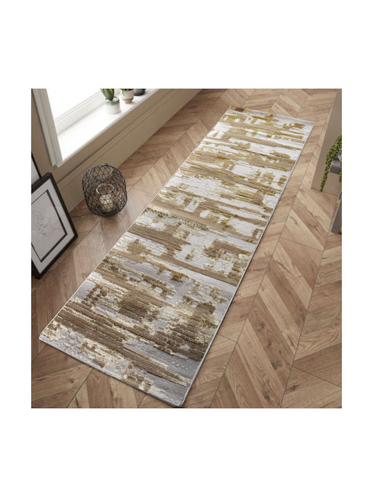 Saray Home Almira Modern Bedroom Rugs Set Beige Gold E7028-BGL-SET 3pcs