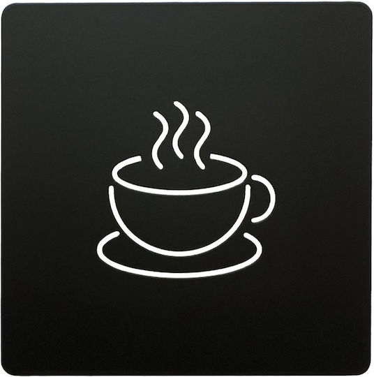 Ilavio 940 Dining Area Sign 100x100mm Black