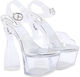 STD Pantofi Sexy pentru femei Transparenti