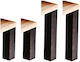 Set of 4 Magnetic Inclined Legs Height 2x10cm+2x18cm Buffet Boxes Bisetti Bis11.1101k3.089