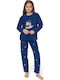 Sexen Kids' Pajamas Winter Fleece Blue