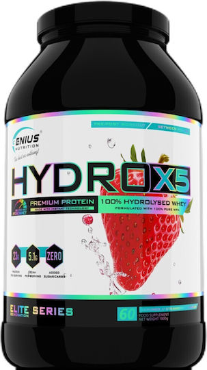 Hydro X5 100% Хидролизиран Суроватъчен Протеин 1800 грама Ягода