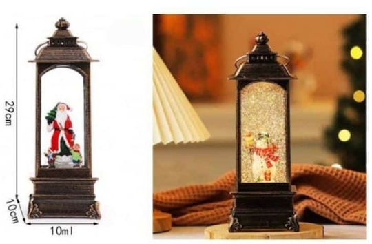 Crăciun Glob de Zăpadă Iluminată 10x10x29cm 1buc