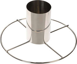 Bbq Chicken Cooking Rack Stainless Steel 20x10 Cm Silver
