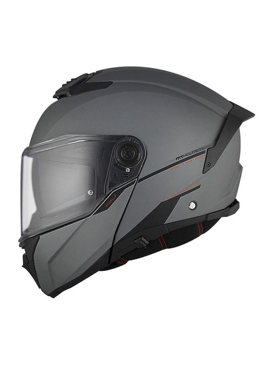 MT Atom 2 Matt Titanium A2 Motorcycle Helmet Fl...