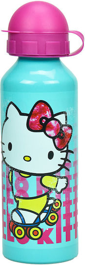 Alouette Hello Kitty Παιδικό Παγούρι Hello Kitty Αλουμινίου με Βιδωτό Καπάκι Non Spill 520ml