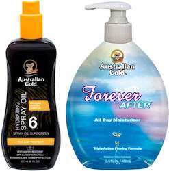 Australian Gold Spf6 Protective Spray Oil + Forever After 400ml