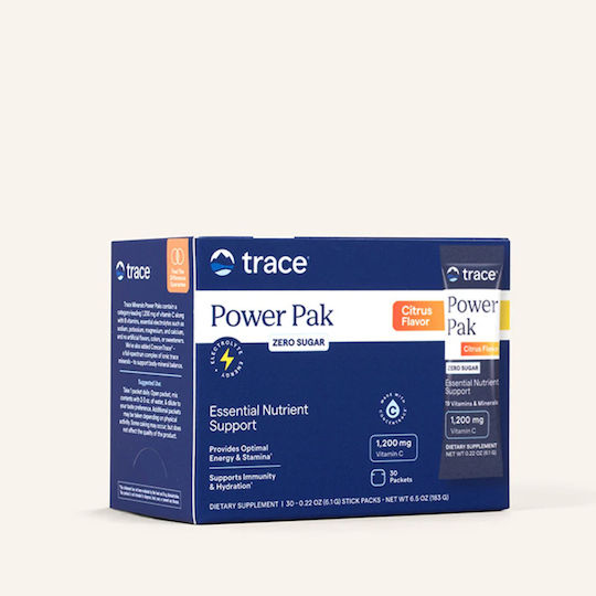 Trace Minerals Sugar-Free Power Pak Multivitamins Minerals 30 Pieces Citrus