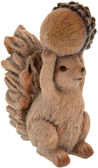 Iliadis Weihnachtliche Kunststoff Figur Eichhörnchen Braun Höhe 17.5cm