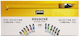 Pebeo Watercolours Set 12 Colours 20ml with Brush