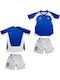 Kinder-Fußballset Griechenland Nationalmannschaft Jubiläum Euro 2004 Heimtrikot Weiß Blau Balón De Oro Unisex Fj313