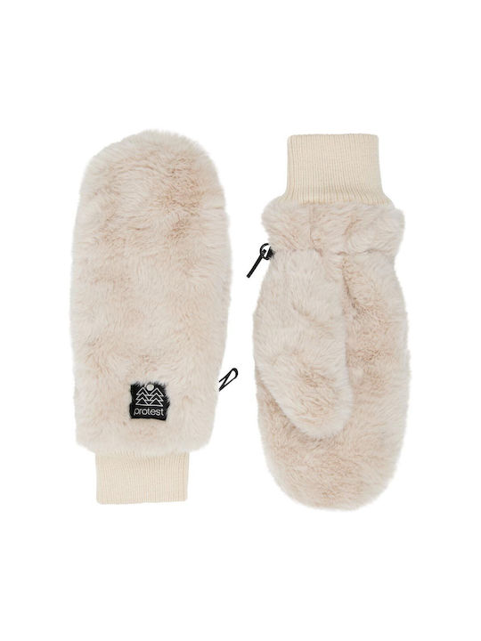Protest Mittens Γυναικεία Γάντια Σκι & Snowboard Μπεζ