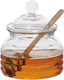Andrea House Glas Honigglas mit Deckel 300ml