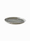 Art et Lumiere Metallic Decorative Platter Silver 37x37x4cm