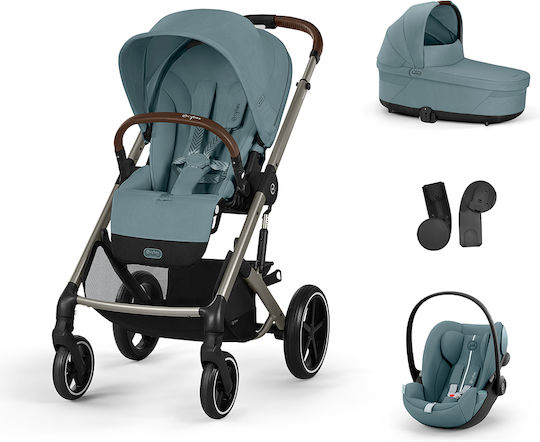 Cybex Balios S Lux Verstellbar 3 in 1 Baby Kinderwagen Geeignet fr  Neugeborene Stormy Blue 11.7kg 524001195-524001349-524001386 | Skroutz  Germany