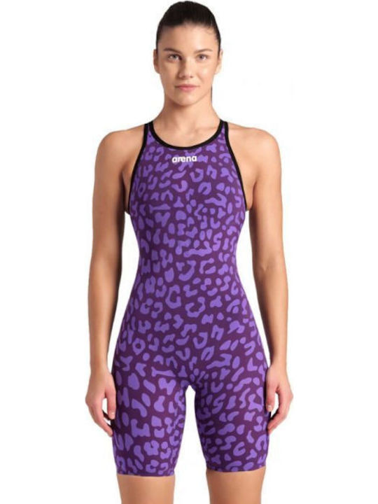 Arena Powerskin Carbon-air2 Open Back Le 006341-877 Women's One Piece Competition Swimsuit Purple
