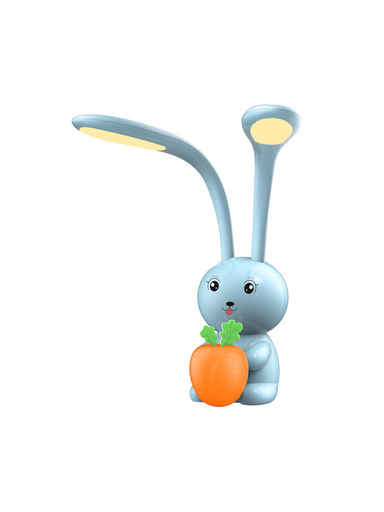 HomeMarkt Led Παιδικό Φωτιστικό Γραφείου Αφής Badoo Rabbit Γαλάζιο