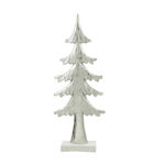 Christmas Decorative Plastic Tree 40.5cm Silver