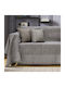 Lino Home Malta Ριχτάρι Διθέσιου Καναπέ Chenille 180x250εκ. Elephant 3000004304