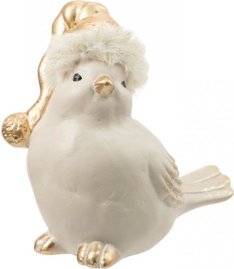 Zen Collection Weihnachtliche Figur Kleiner Vogel Orange Höhe 18cm