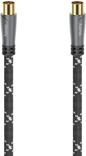Hama 205073 Coaxial Cable 10 Meters Gray 120 Db