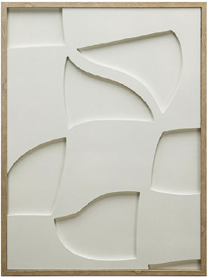Espiel 3d Canvas Board White σε Καμβά 45x60 cm