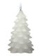 Zaros Christmas White Battery Candle 19.5x12.5cm