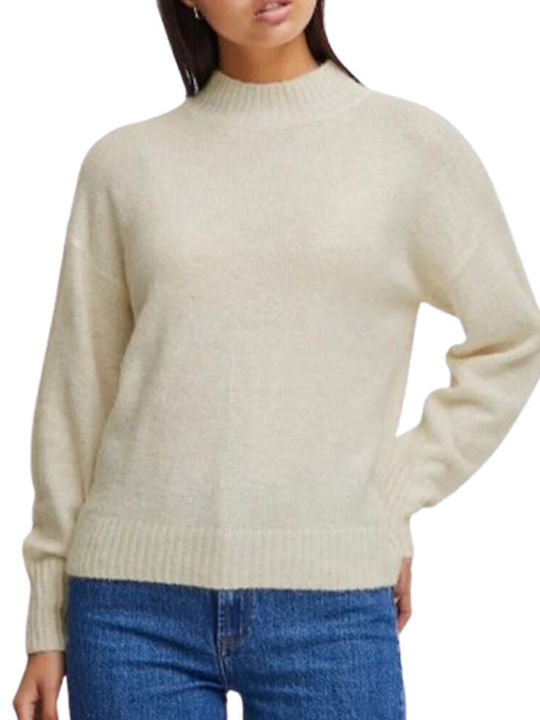 ICHI Kamara Women's Sweater Cloud Dancer