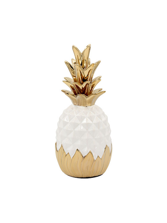 Keskor Decorative Pineapple Pineapple made of Ceramic Material 15x15x32cm 1pcs