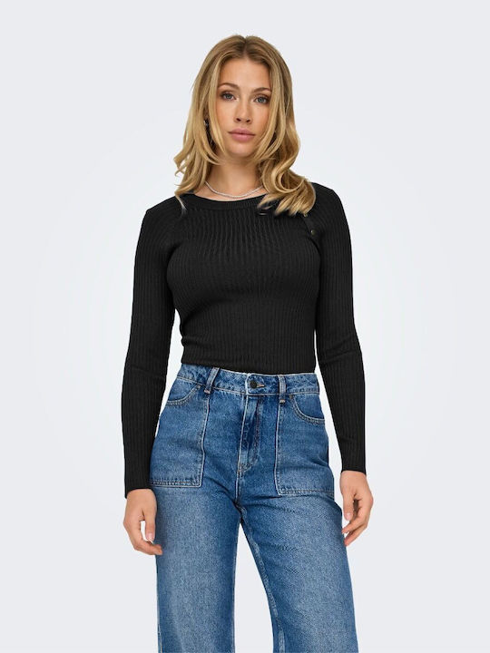 Only Women's Long Sleeve Sweater Black