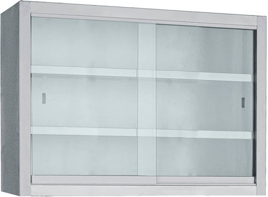 Glass Holder Sliding Crystals 120cm Prochef Ecoline