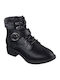 Tenley Leather Women's Ankle Boots Black