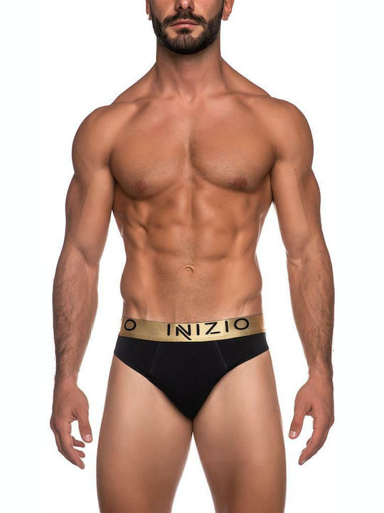 Inizio Men's Slip Black/Gold