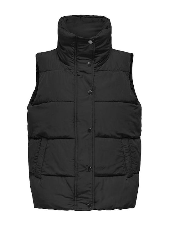 Only Women's Long Lifestyle Jacket for Winter BLACK